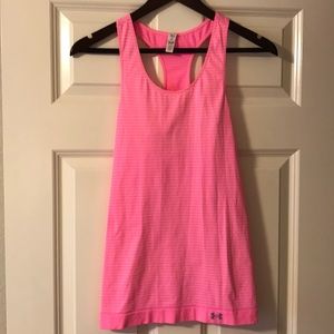 Under Armour pink work out tank top
